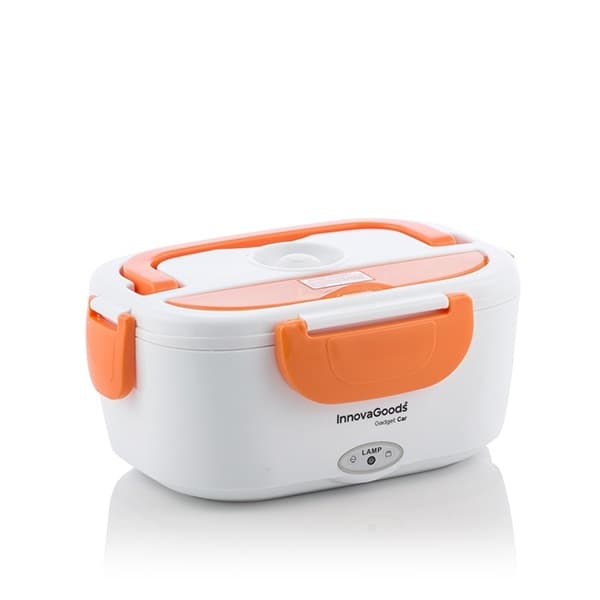 Elektrisk lunchbox till bilen InnovaGoods 40W 12 V Vit Orange