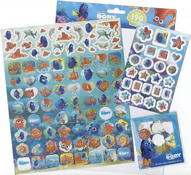 Disney Hitta Doris - Klistermärkes set 190 st, Pysselset