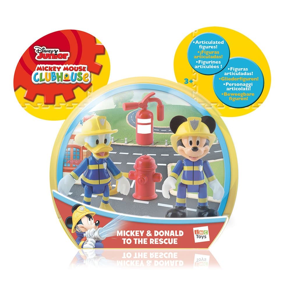 Kalle Anka och Musse Pigg, figurer, 2-pack