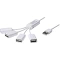 Miniatyrbild 1 av 4: Digitus DA-70216 4 Port USB 2.0-Hub Vit