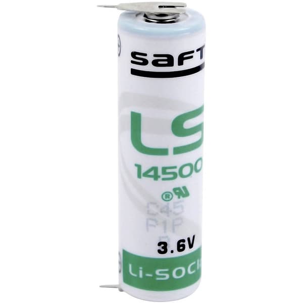 Saft LS 14500 2PF Specialbatteri AA (R6) U-lödstift Litium 3.6 V 2600 mAh 1 st