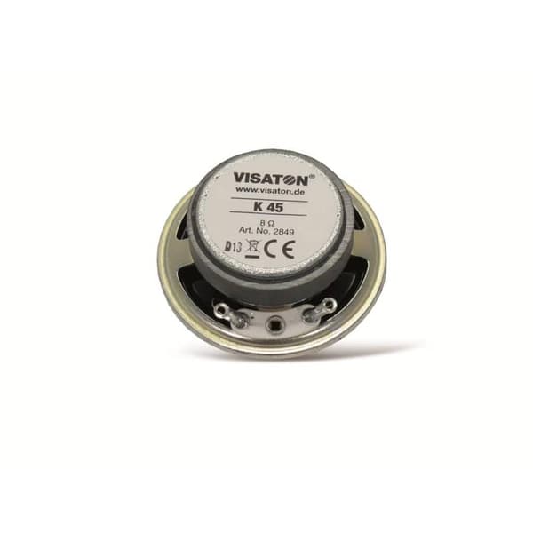 Visaton K 45 - 8 Ohm 1.8 tum 4.5 cm Mini-högtalarelement 1 W 8 Ω Plastmembran
