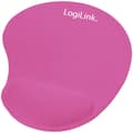 Miniatyrbild 1 av 4: LogiLink ID0027P Musmatta med handledsstöd Ergonomisk Rosa