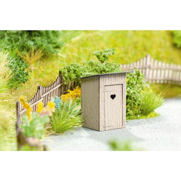 NOCH Laser-Cut minis® 14359 H0 Laser-cut minis® toaletthus Lasercut-byggsats