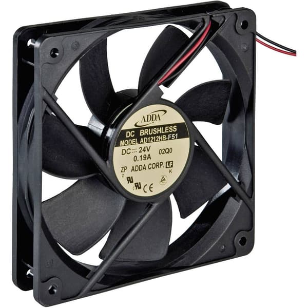 ADDA AD1212HB-F51 Axialfläkt 12 V/DC 179.3 m³/h (L x B x H) 120 x 120 x 38 mm