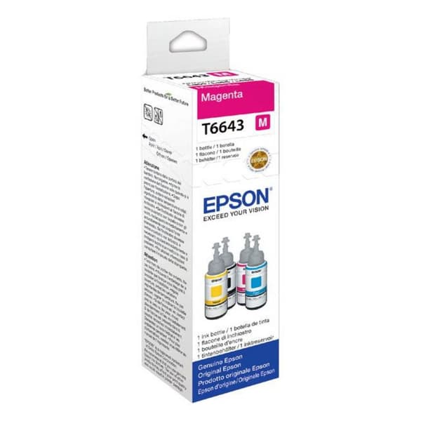 Epson C13T66434010 664 EcoTank Påfyllning Original Epson Magenta 70 ml