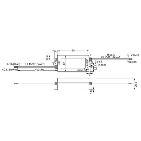 MW Mean Well APV-35-12 LED transformator Konstantspänning 36 W 0 - 3.0 A 12 V/DC inte dimbar, Överbelastningsskydd 1 st