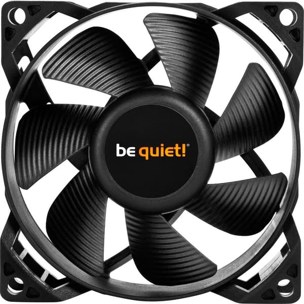 BeQuiet Pure Wings 2 80mm Chassi-fläkt Svart (B x H x D) 80 x 80 x 25 mm