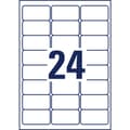 Miniatyrbild 4 av 4: Avery-Zweckform L7912-10 63.5 x 33.9 mm Polyetenfilm Vit 240 st Permanent Folieetiketter