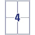 Miniatyrbild 4 av 4: Avery-Zweckform L7915-10 99.1 x 139 mm Polyetenfilm Vit 40 st Permanent Folieetiketter