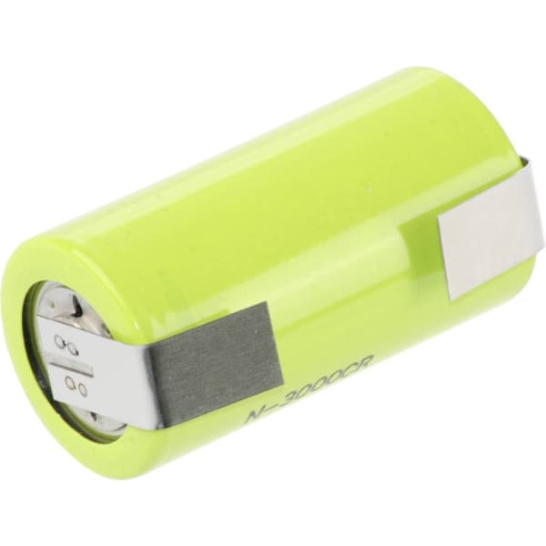 Panasonic N3000CR-LFU Specialbatteri laddbart R14 U-lödfana NiCd 1.2 V 3000 mAh