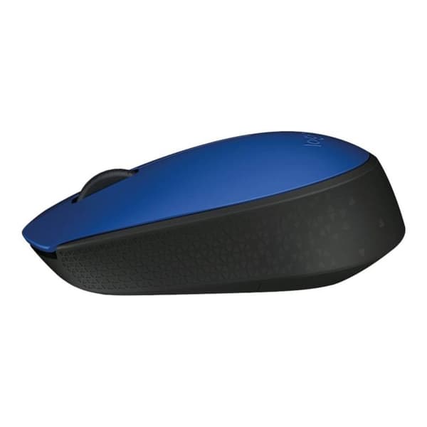 Logitech M171 WiFi mus Sladdlös, Trådlös Optisk Blå, Svart 3 Knappar 1000 dpi