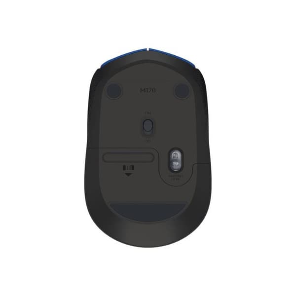 Logitech M171 WiFi mus Sladdlös, Trådlös Optisk Blå, Svart 3 Knappar 1000 dpi