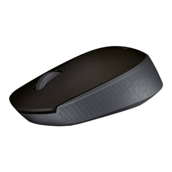Logitech M170 WiFi mus Trådlös Optisk Grå, Svart 3 Knappar