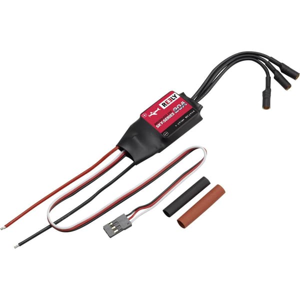 Reely Sky-Series 20A Borstlös regulator för flygmodell Belastningskapacitet (max.): 25 A