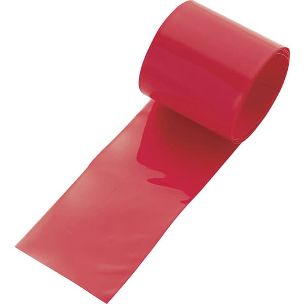 TRU COMPONENTS 93014c89e Batterikrympslang utan lim Röd 130 mm 65 mm Krympförhållande:2:1 1 st
