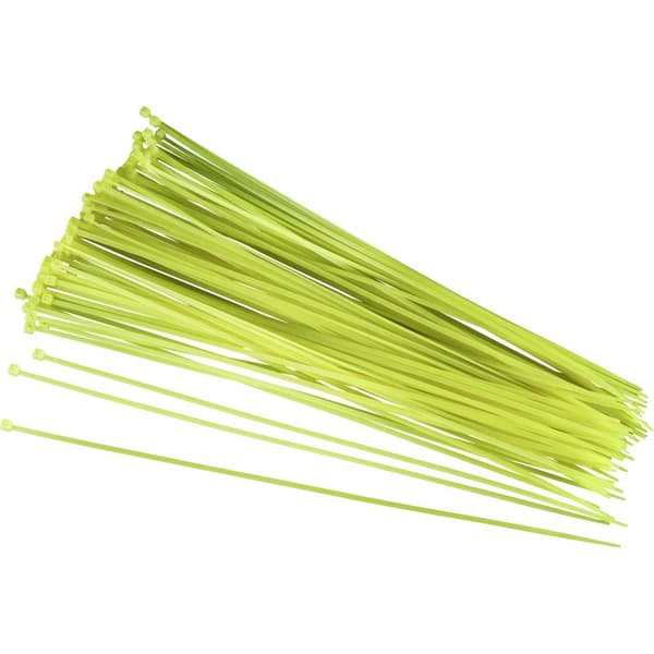 TRU COMPONENTS 93038c415 Buntband 250 mm 2.80 mm Gul Fluorescerande 100 st