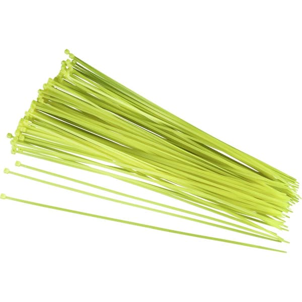 TRU COMPONENTS 93038c418 Buntband 300 mm 2.80 mm Gul Fluorescerande 100 st