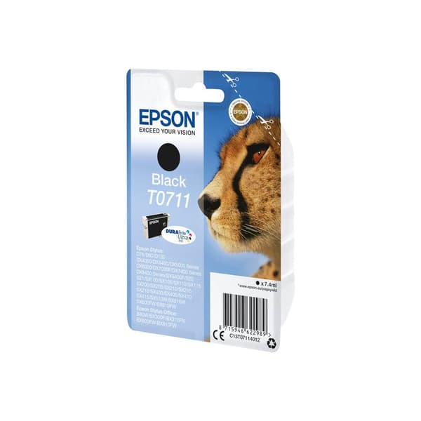 Epson Bläck T0711 Original Svart C13T07114012