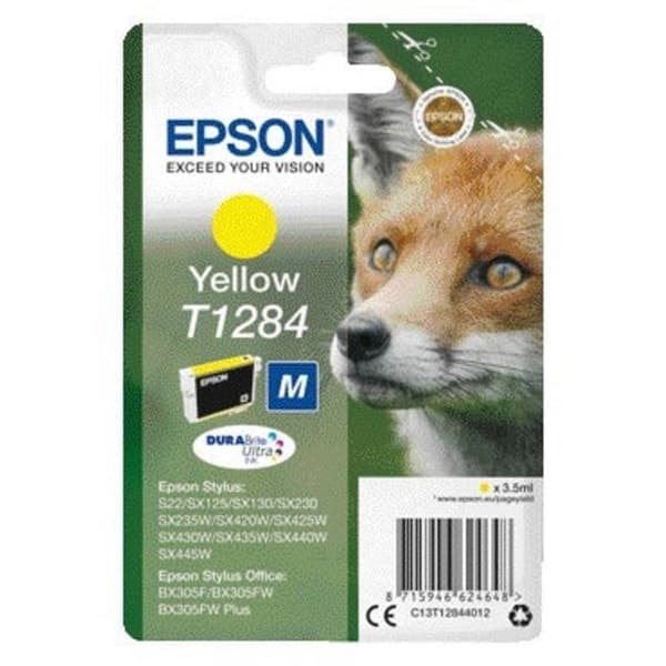 Epson Bläck T1284 Original Gul C13T12844012