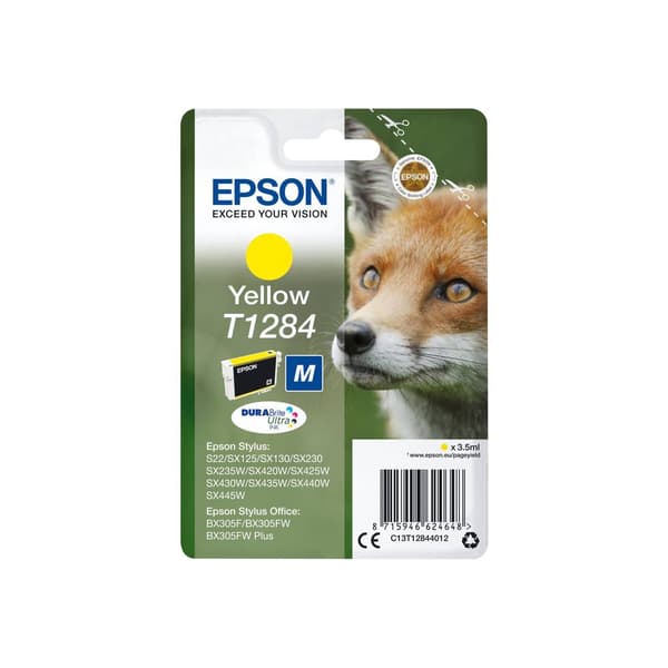 Epson Bläck T1284 Original Gul C13T12844012