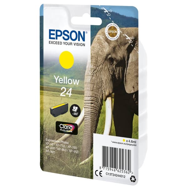 Epson Bläck T2424, 24 Original Gul C13T24244012