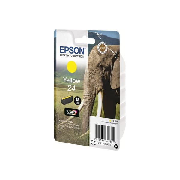 Epson Bläck T2424, 24 Original Gul C13T24244012