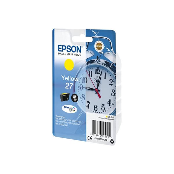 Epson Bläck T2704, 27 Original Gul C13T27044012