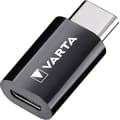 Miniatyrbild 2 av 4: Varta USB 2.0 Adapter [1x USB-C® hane - 1x Micro-USB-hona] Charge & Sync Adap.