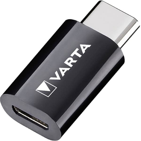 Varta USB 2.0 Adapter [1x USB-C® hane - 1x Micro-USB-hona] Charge & Sync Adap.