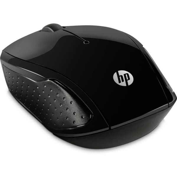 HP Wireless 200 WiFi mus Trådlös Optisk Svart 3 Knappar 1000 dpi