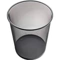 Miniatyrbild 1 av 2: Helit the circle network H2518595 Papperskorg 15 l (Ø x H) 265 mm x 280 mm Metall Svart 1 st