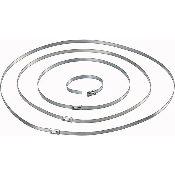 TRU COMPONENTS 1566204 Buntband 127 mm 4.60 mm Silver 10 st