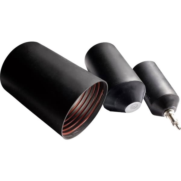 TRU COMPONENTS 1567092 Värmekrymp-ändkåpa Nominell diameter (före krympning): 55 mm 1 st