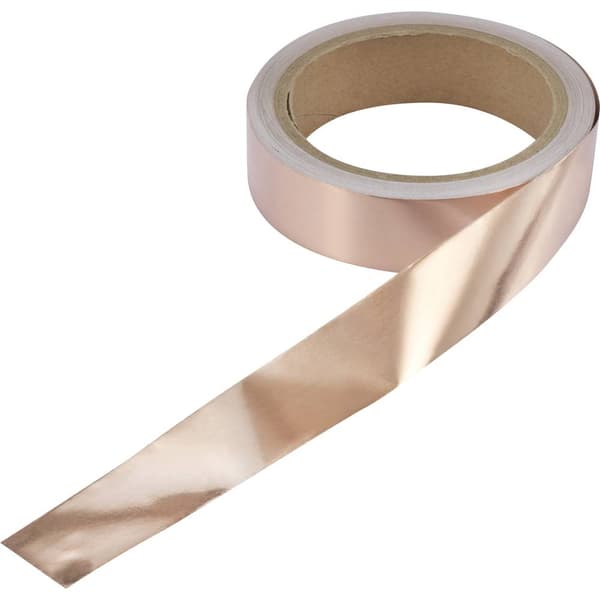 TRU COMPONENTS ESD-tejp 10 m Koppar (L x B) 10 m x 25 mm CU-F2.5R1000
