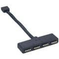 Miniatyrbild 2 av 4: Anslutningskabel PC [1x RGB LED hane - 4x RGB LED hona] 0.10 m Svart Akasa