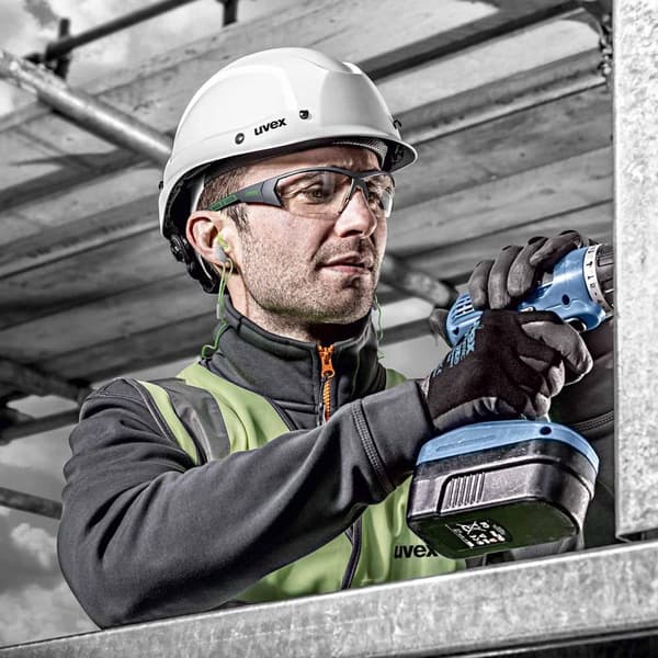 uvex i-works 9194175 Skyddsglasögon Antracit, Grön EN 170 DIN 170
