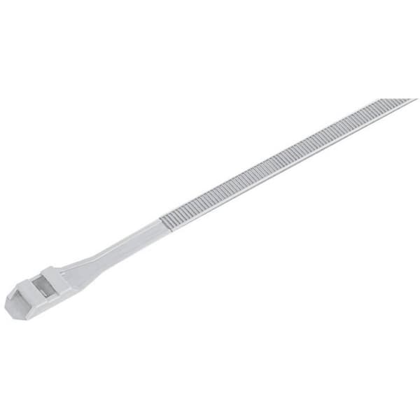 TRU COMPONENTS 1592765 TC-DL360203 Buntband 360 mm 9 mm Natur Med dubbelt huvud, UV-stabiliserad 100 st