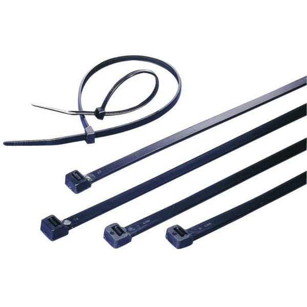 TRU COMPONENTS 1592896 TC-CVR300SW203 Buntband 300 mm 4.80 mm Svart UV-stabiliserad 100 st