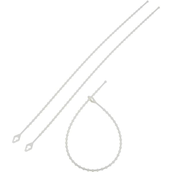 TRU COMPONENTS 1592902 TC-TV230203 Buntband knut/nodtyp 230 mm 3.80 mm Natur 100 st