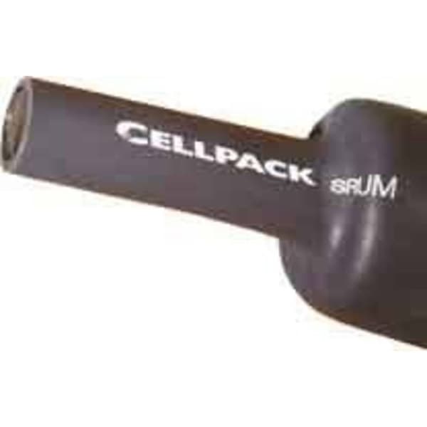 CellPack 152008 Krympslang med lim Svart 9 mm 3 mm Krympförhållande:3:1 1 st