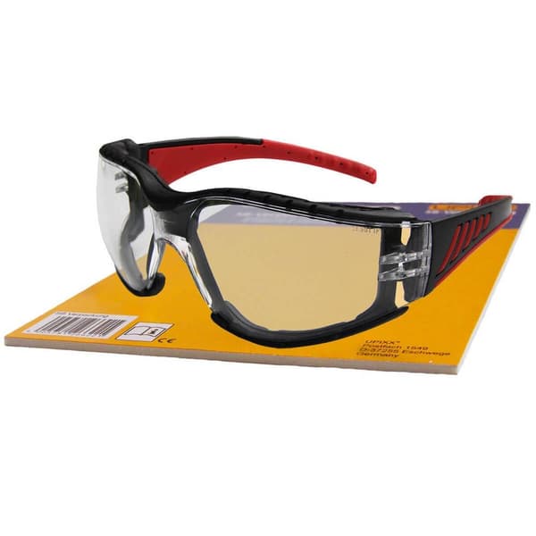 Leipold Doehle Red Vision 26793SB Skyddsglasögon Svart, Röd EN 166-1 DIN 166-1