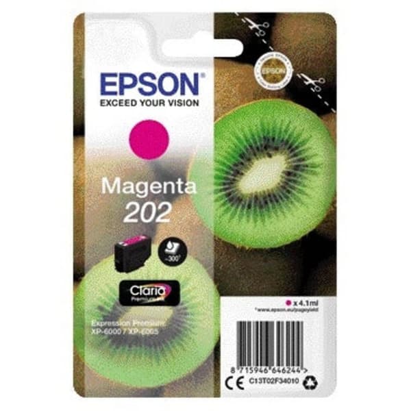 Epson Bläck T02F3, 202 Original Magenta C13T02F34010