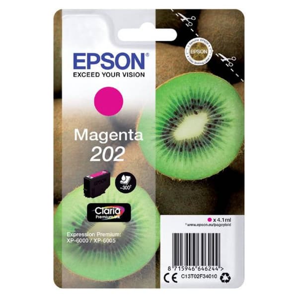 Epson Bläck T02F3, 202 Original Magenta C13T02F34010