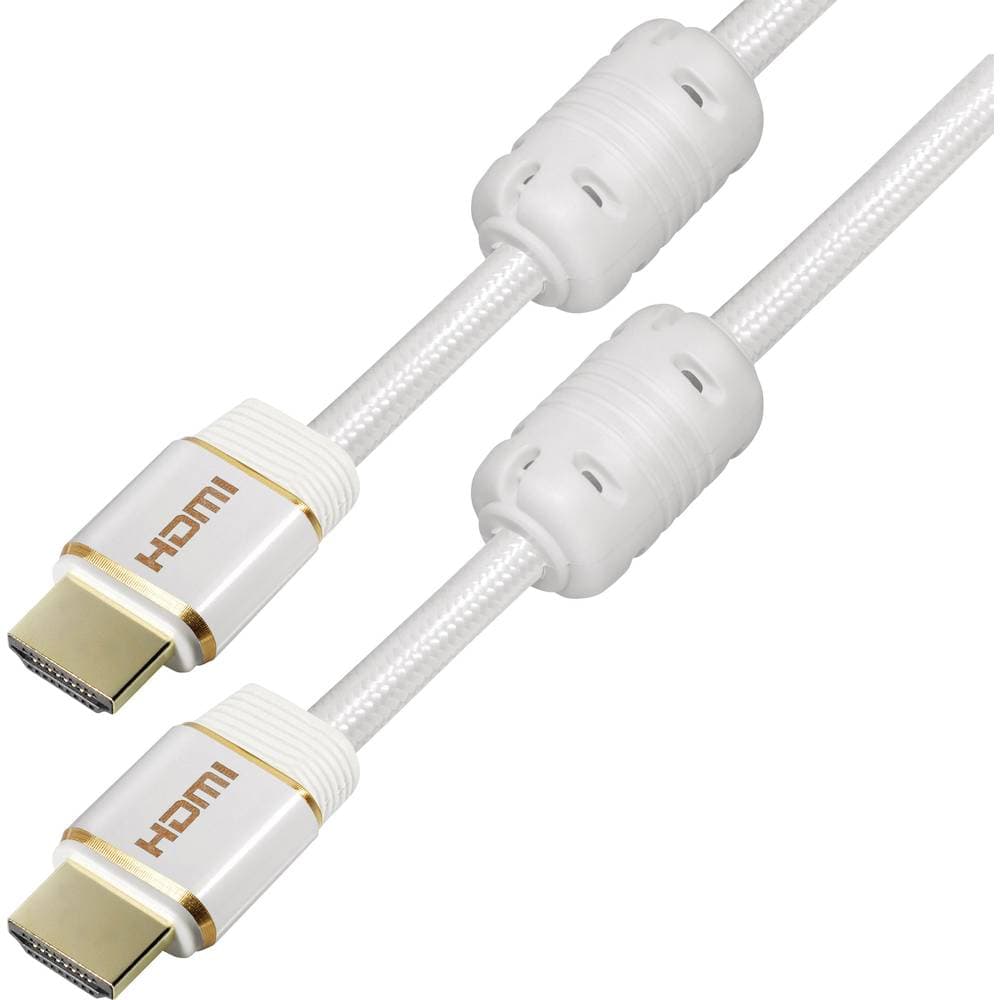 Maxtrack C 216-1,5 L HDMI Anslutningskabel 1.50 m Vit
