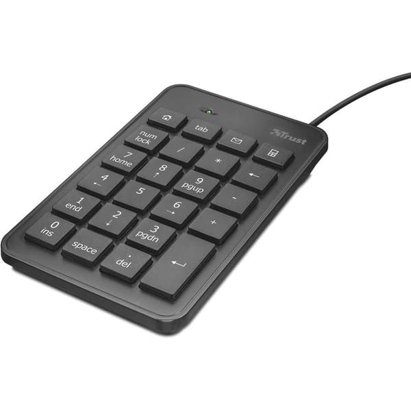 Trust Xalas Numeriskt tangentbord USB Svart