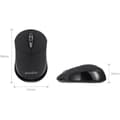Miniatyrbild 4 av 4: Perixx PERIMICE-802 WiFi mus Bluetooth Optisk Svart 3 Knappar 1000 dpi