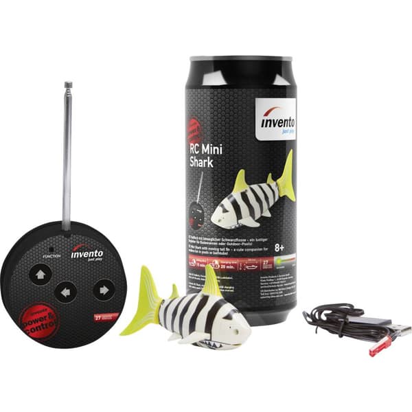 Invento Mini Shark RC Motorbåt nybörjare RtR 106 mm