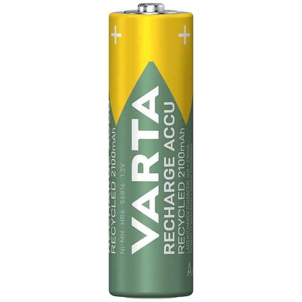 Varta RECH.AC.RECYC.AA2100mAh BLI2 Laddbart batteri AA (R6) NiMH 2000 mAh 1.2 V 2 st
