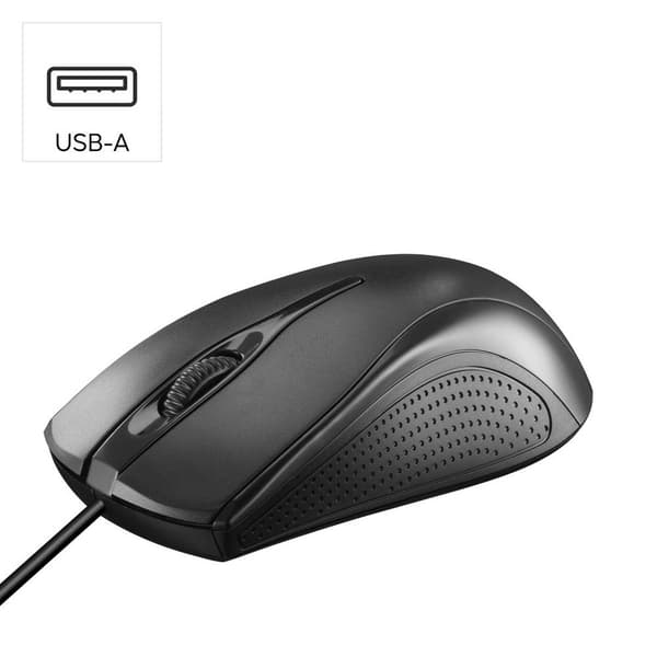 Hama MC-200 WiFi mus USB Optisk Svart 3 Knappar 1200 dpi